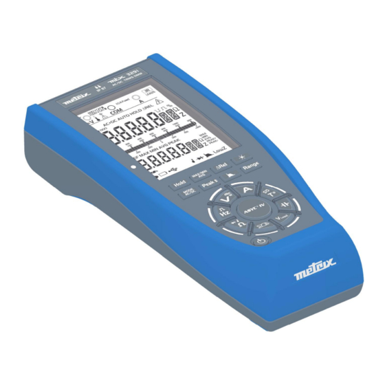 Metrix MTX 3290 Bedienungsanleitung