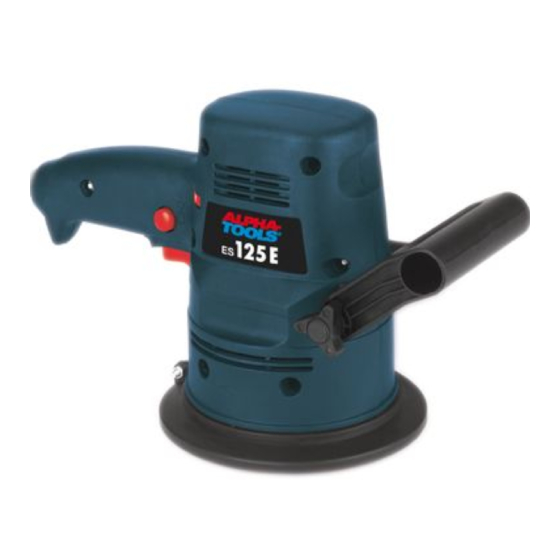 Alpha tools ES 125 E Originalbetriebsanleitung