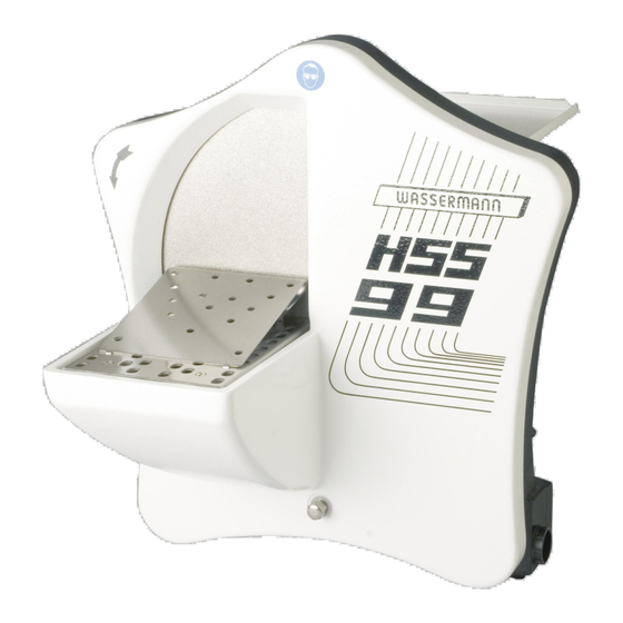 Wassermann HSS-99 Betriebsanleitung