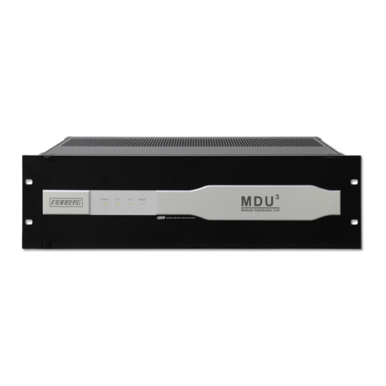 Meinberg IMS-MDU312 Handbuch