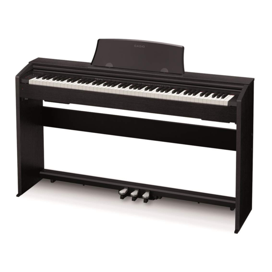 Casio Privia PX-770 Bedienungsanleitung