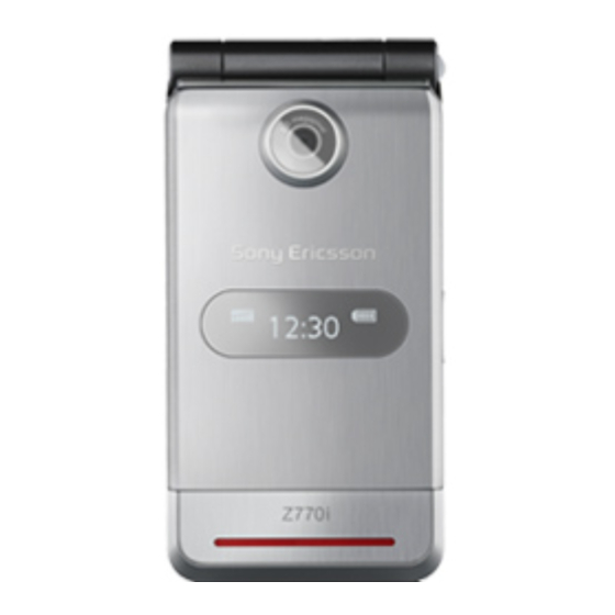 Sony Ericsson Z770i Bedienungsanleitung