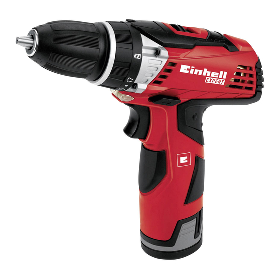 EINHELL TE-CD 12 Li Originalbetriebsanleitung