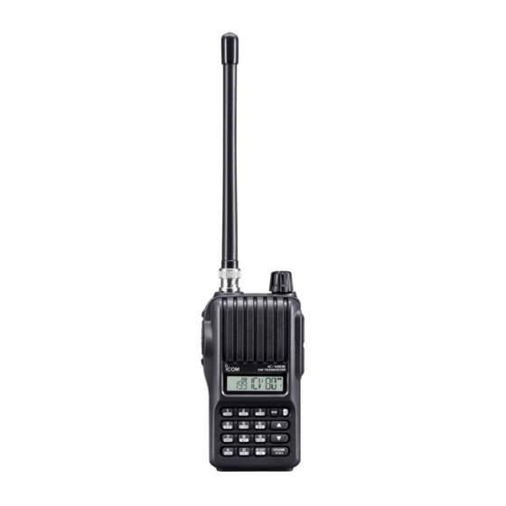 Icom IC-V80E Bedienungsanleitung