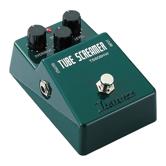 Ibanez TS808HW Bedienungsanleitung