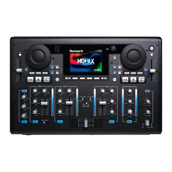 Numark HDMIX Bedienungsanleitung