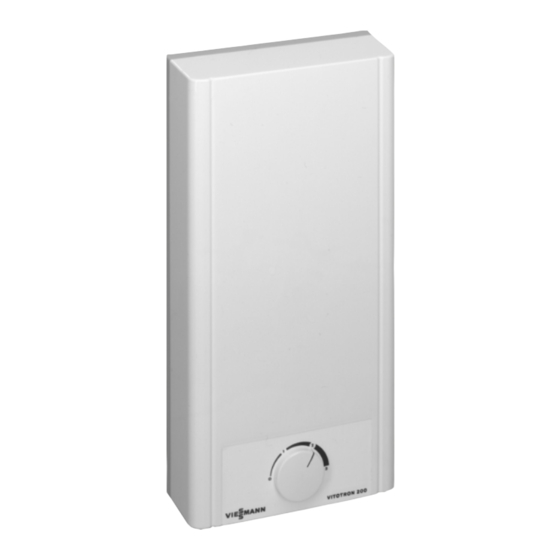 Viessmann Vitotron 200 Typ DH2 Montageanleitung