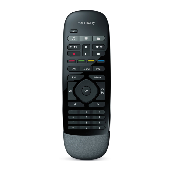 Logitech Harmony Smart Control Add-on Handbücher