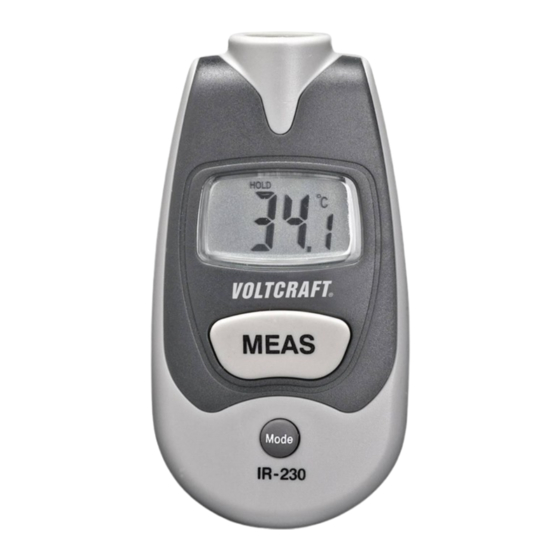 VOLTCRAFT IR-230 Bedienungsanleitung