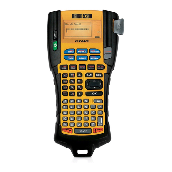 Dymo Rhino 5200 Kurzanleitung
