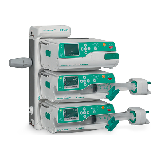 B. Braun Station compactplus Gebrauchsanweisung