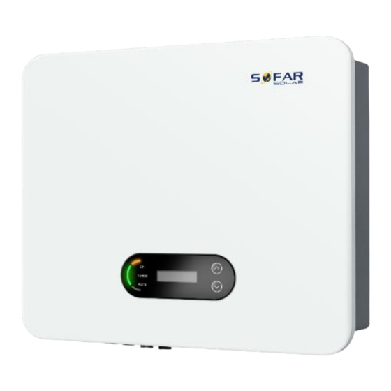 Sofar Solar SOFAR 15KTLX-G3 Installation Und Betriebsanleitung