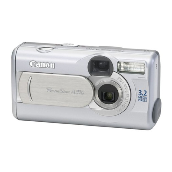 Canon PowerShot A310 Bedienungsanleitung