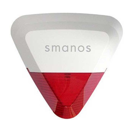 Smanos SS2800 Bedienungsanleitung