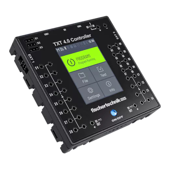 fischertechnik TXT 4.0 Bedienungsanleitung