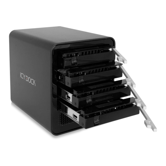 Icy Dock ICYCube MB561U3S-4S R1 Gebrauchsanleitung