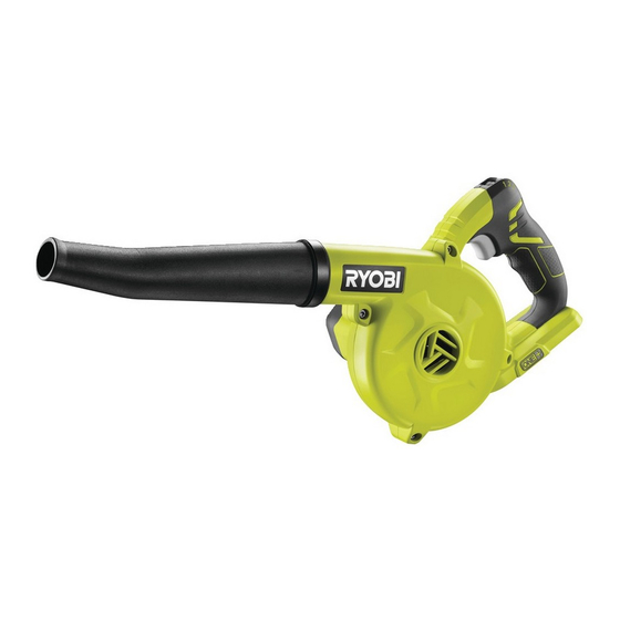 Ryobi R18TB Übersetzung Der Original-Anleitung