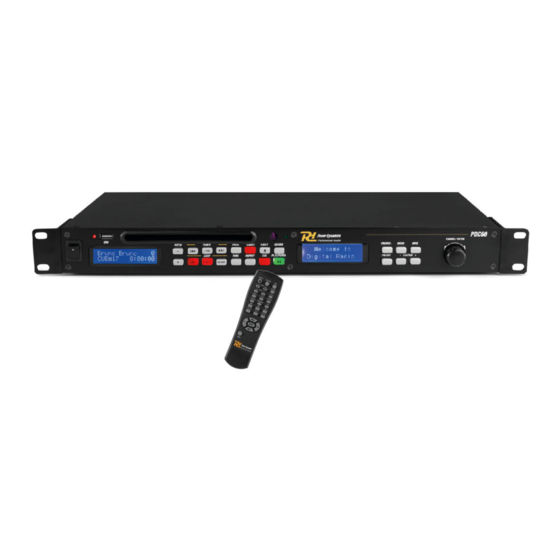 Power Dynamics PDC-60 Bedienungsanleitung