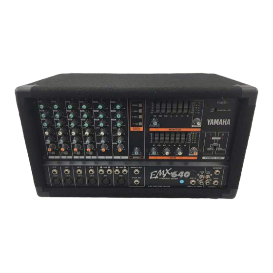 Yamaha EMX640 Bedienungsanleitung
