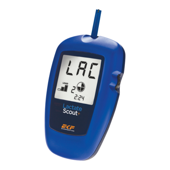 EKF Lactate Scout Bedienungsanleitung