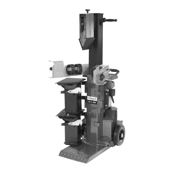 Scheppach OX 3-1000 Anleitung