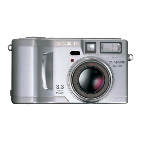 Minolta dimage S304 Bedienungsanleitung