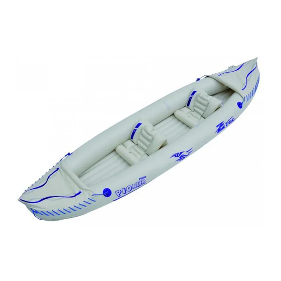 Z-pro PIONEER Kayak PIO340 Bedienungsanleitung