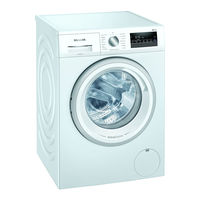 Siemens IQ300 WM14NK98 Gebrauchs- Und Montageanleitung
