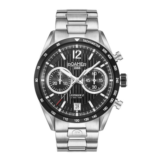 Roamer ISA SWISS Bedienungsanleitung