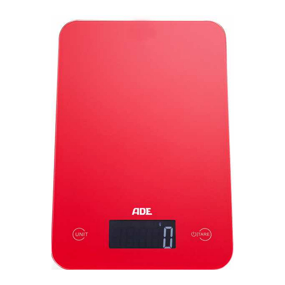 ADE KE 927 Slim Bedienungsanleitung