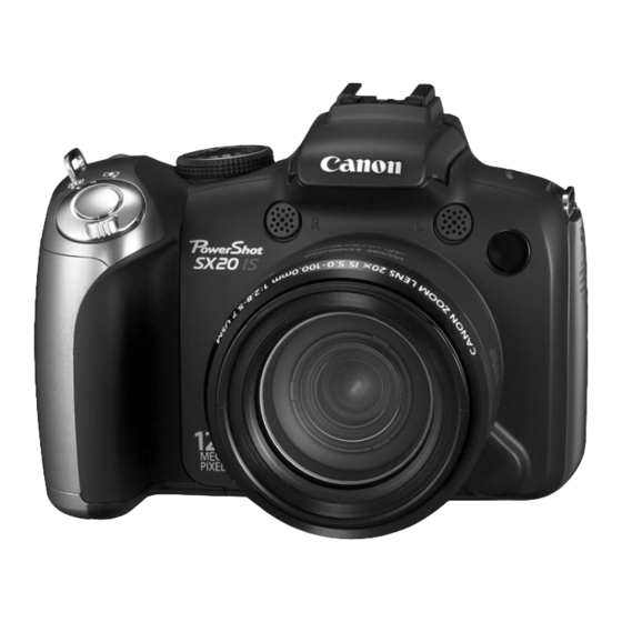 Canon PowerShot SX20 IS Benutzerhandbuch