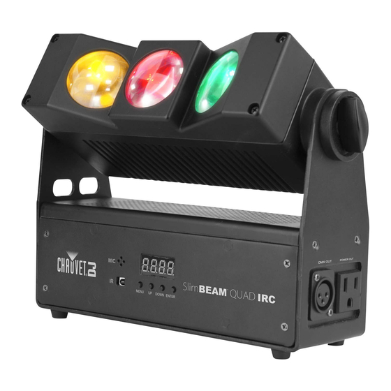 Chauvet DJ SlimBEAM QUAD IRC Schnellanleitung