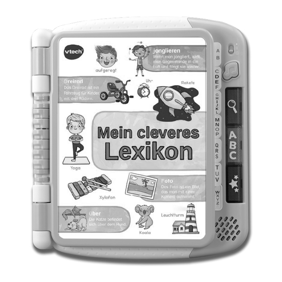 VTech Mein cleveres Lexikon Bedienungsanleitung