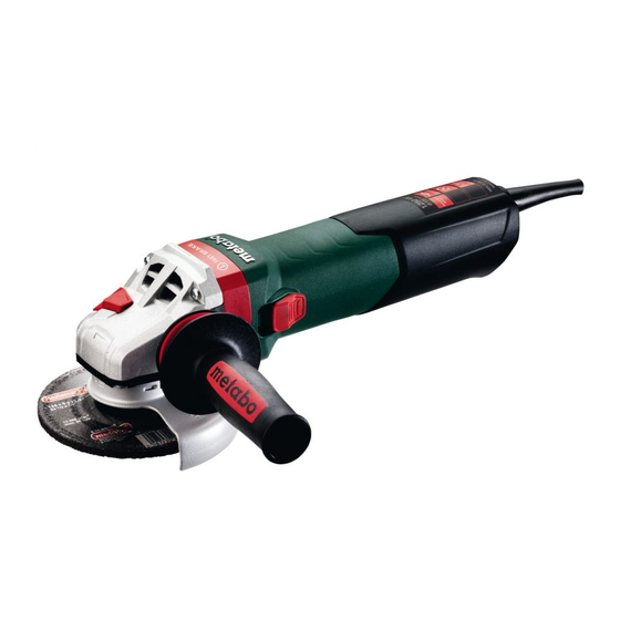 Metabo WEA 10-125 Quick Originalbetriebsanleitung