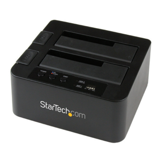 StarTech.com SDOCK2U33RE Bedienungsanleitung