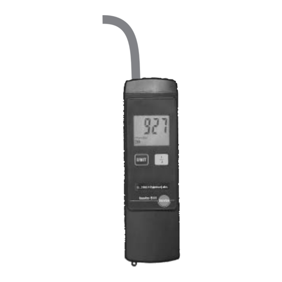 testo 511 Bedienungsanleitung