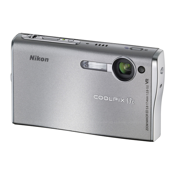 Nikon coolpix s7c Handbuch