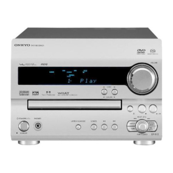 Onkyo DR-815 Bedienungsanleitung