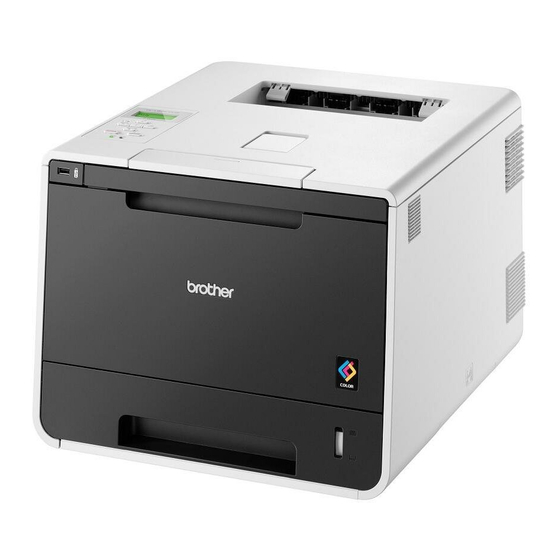 Brother HL-L8250CDN Installationsanleitung