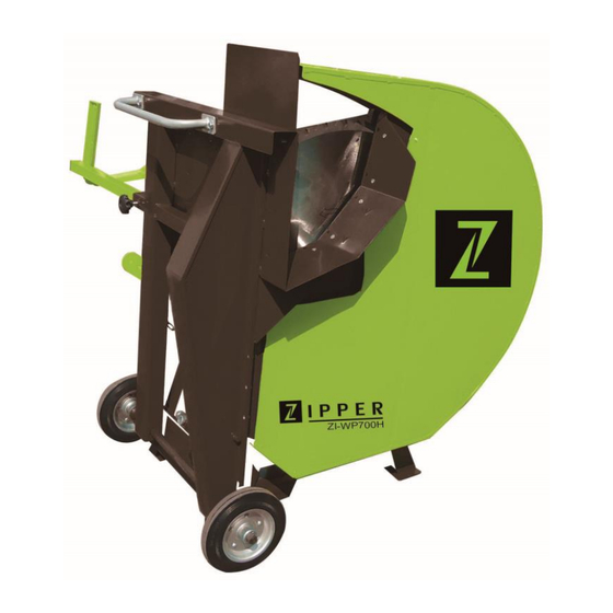 Zipper ZI-WP700H Bedienungsanleitung