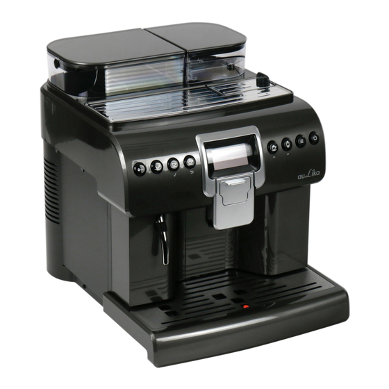 Saeco aulika FOCUS Type SUP040 Bedienung Und Wartung