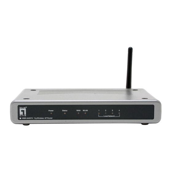 LevelOne WBR-3405TX Installationsanleitung