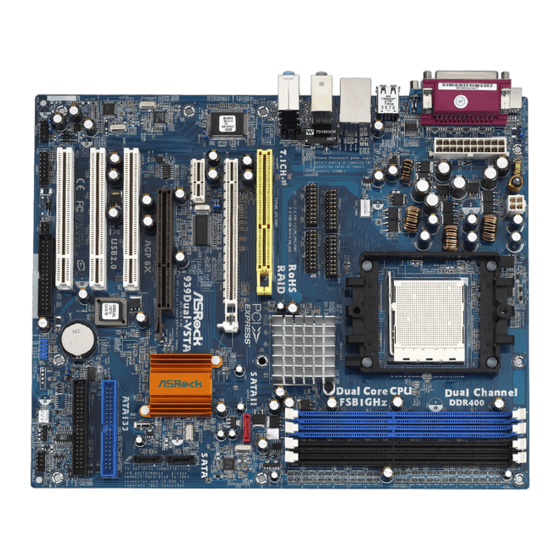 ASROCK 939Dual-VSTA Handbuch