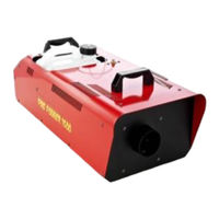 thomann Stairville RED 1500 Fog Machine Bedienungsanleitung