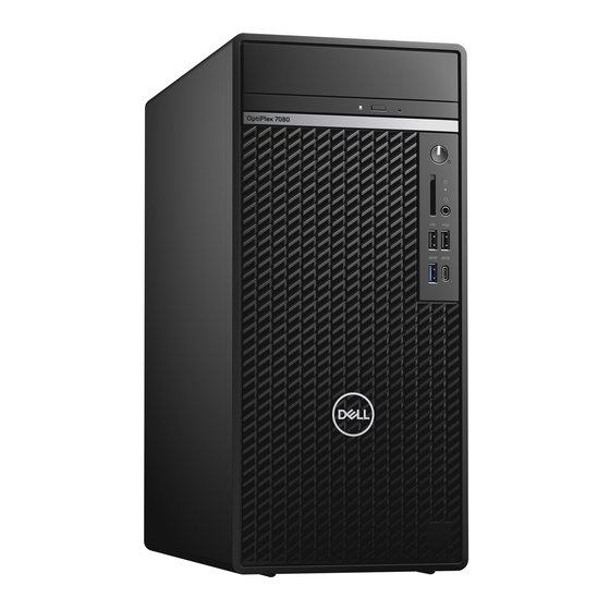 Dell OptiPlex 7080 Tower Servicehandbuch
