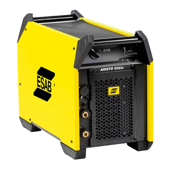 ESAB Aristo 500ix Betriebsanleitung