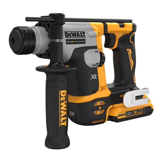 DeWalt XR DCH172 Bersetzung Der Originalanweisungen