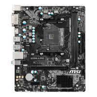 MSI A320M-A PRO Bedienungsanleitung