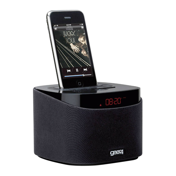 Gear4 AlarmDock Reveal Benutzerhandbuch