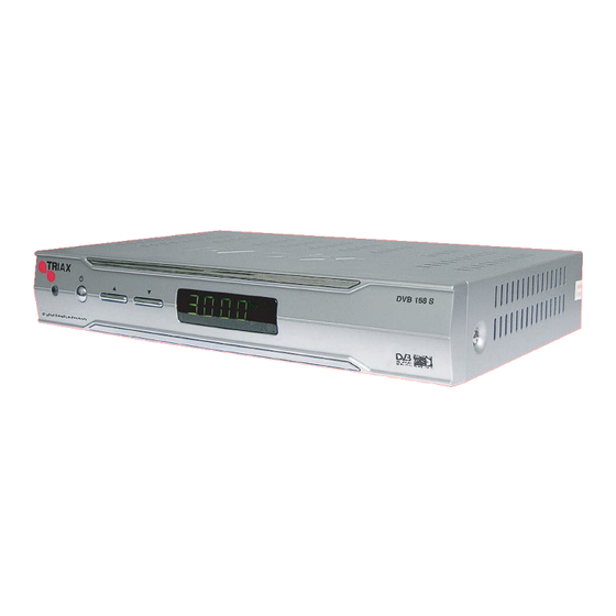 Triax DVB 168S Bedienungsanleitung